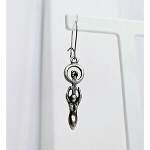 Vintage Sterling Silver Single Dangle Earring *Women Empowerment*- 3.1 Grams